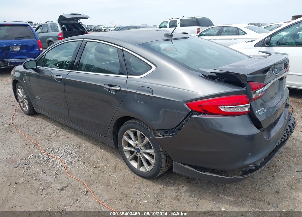 2017 FORD FUSION ENERGI TITANIUM VIN: 3FA6P0SU5HR209595