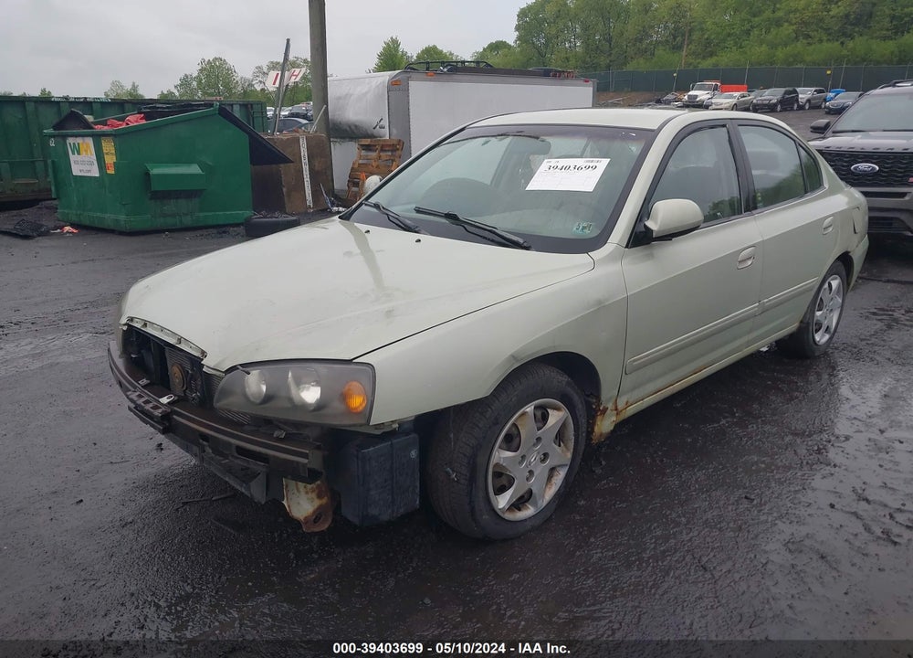 2004 HYUNDAI ELANTRA GLS/GT VIN: KMHDN46D24U708961