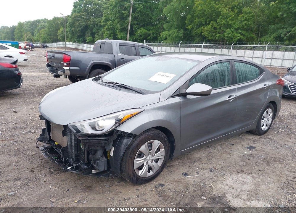 2016 HYUNDAI ELANTRA SE VIN: KMHDH4AE4GU629495