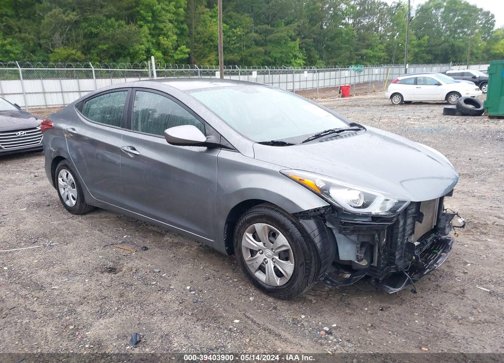 2016 HYUNDAI ELANTRA SE VIN: KMHDH4AE4GU629495