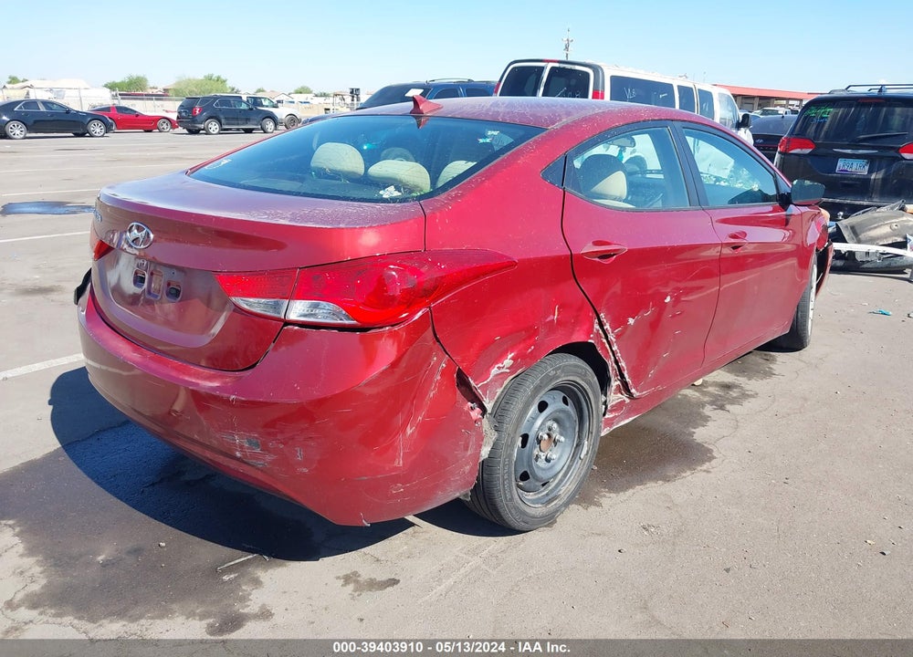 2013 HYUNDAI ELANTRA GLS VIN: 5NPDH4AE8DH211399