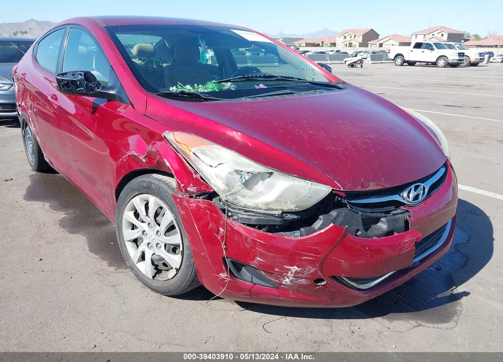 2013 HYUNDAI ELANTRA GLS VIN: 5NPDH4AE8DH211399