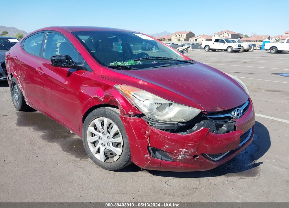 2013 HYUNDAI ELANTRA GLS VIN: 5NPDH4AE8DH211399