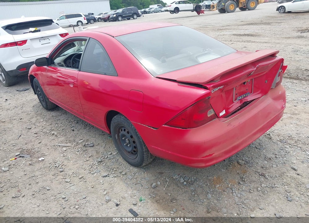 2002 HONDA CIVIC LX VIN: 1HGEM21592L053279