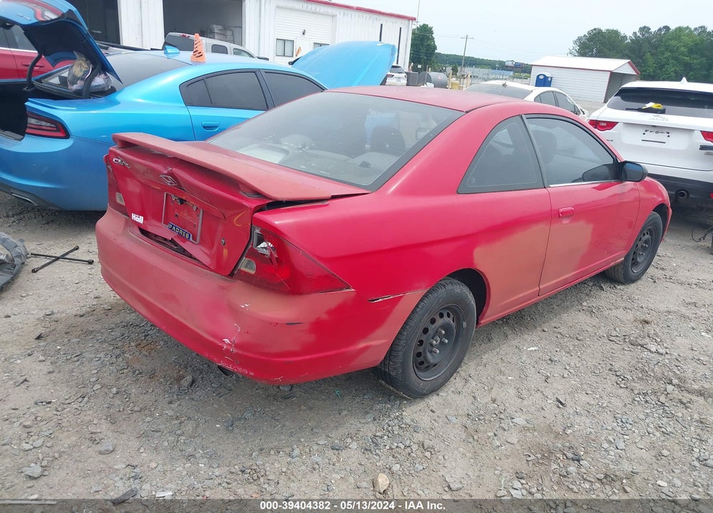 2002 HONDA CIVIC LX VIN: 1HGEM21592L053279
