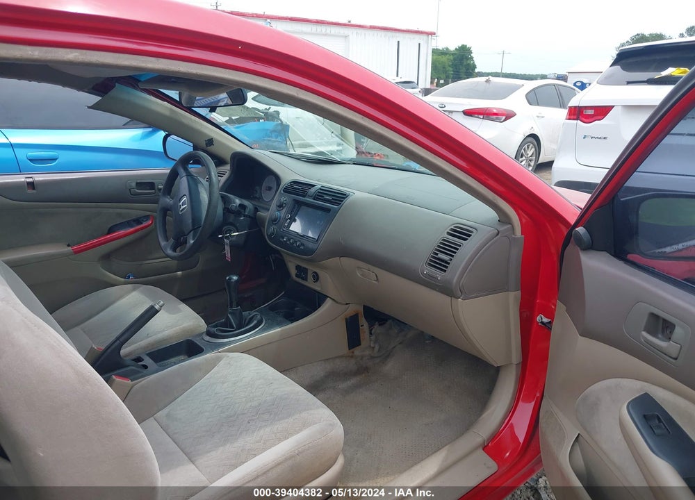 2002 HONDA CIVIC LX VIN: 1HGEM21592L053279