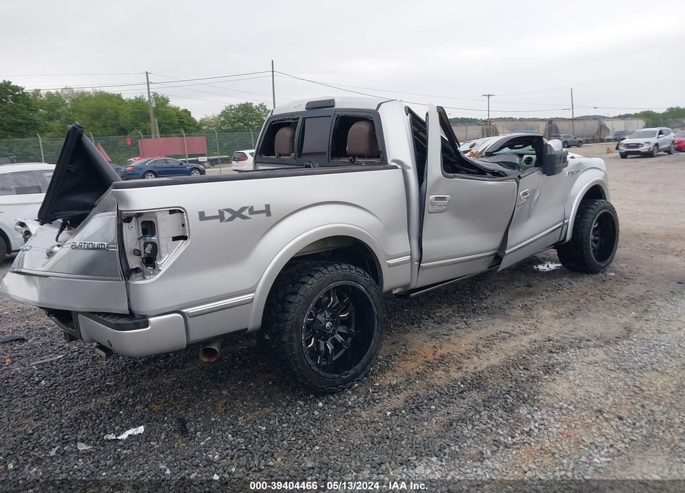 2011 FORD F-150 PLATINUM VIN: 1FTFW1E61BFA46805