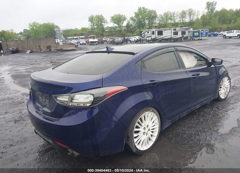 2012 HYUNDAI ELANTRA GLS VIN: 5NPDH4AEXCH072665