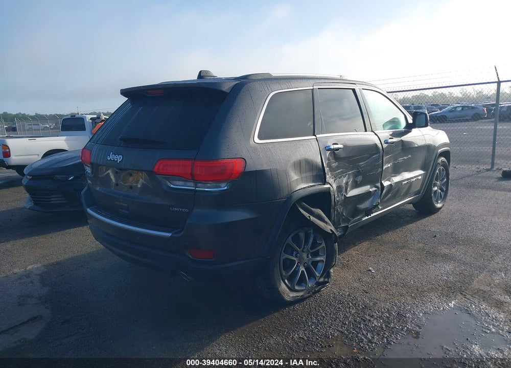 2015 JEEP GRAND CHEROKEE LIMITED VIN: 1C4RJEBGXFC126160