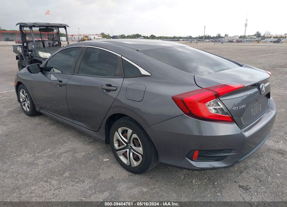 2018 HONDA CIVIC LX VIN: 19XFC2F54JE018588