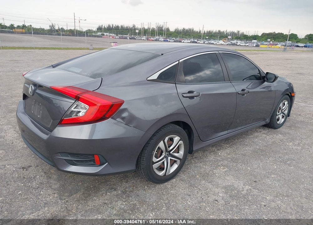 2018 HONDA CIVIC LX VIN: 19XFC2F54JE018588