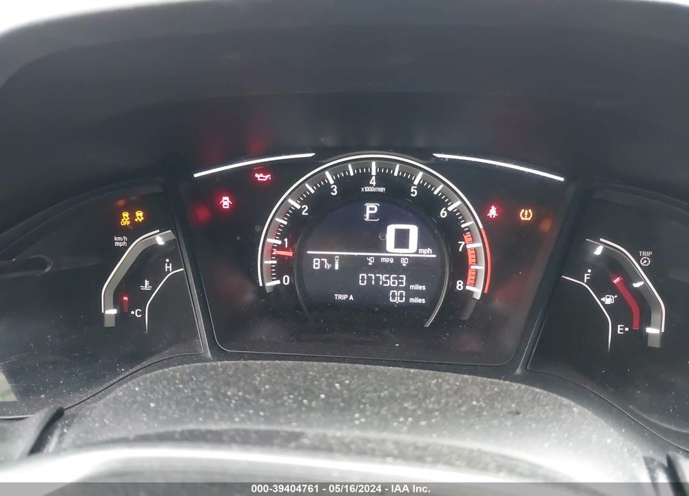 2018 HONDA CIVIC LX VIN: 19XFC2F54JE018588