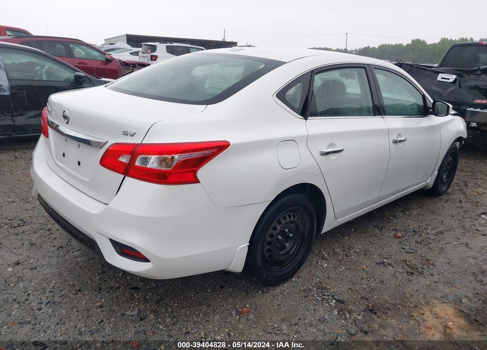 2017 NISSAN SENTRA SV VIN: 3N1AB7AP9HY278774