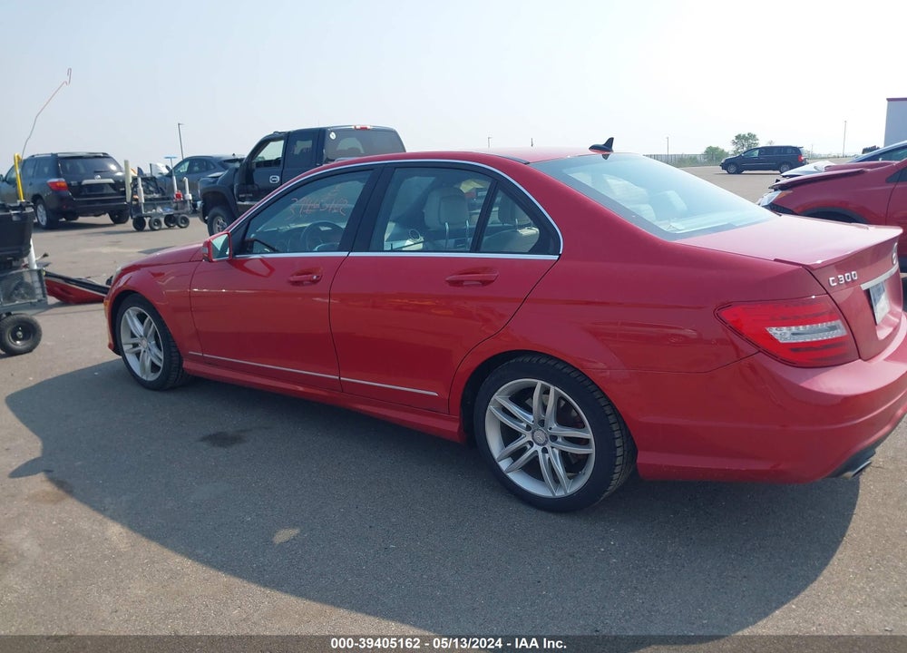 2014 MERCEDES-BENZ C 300 LUXURY 4MATIC/SPORT 4MATIC VIN: WDDGF8AB3ER311345