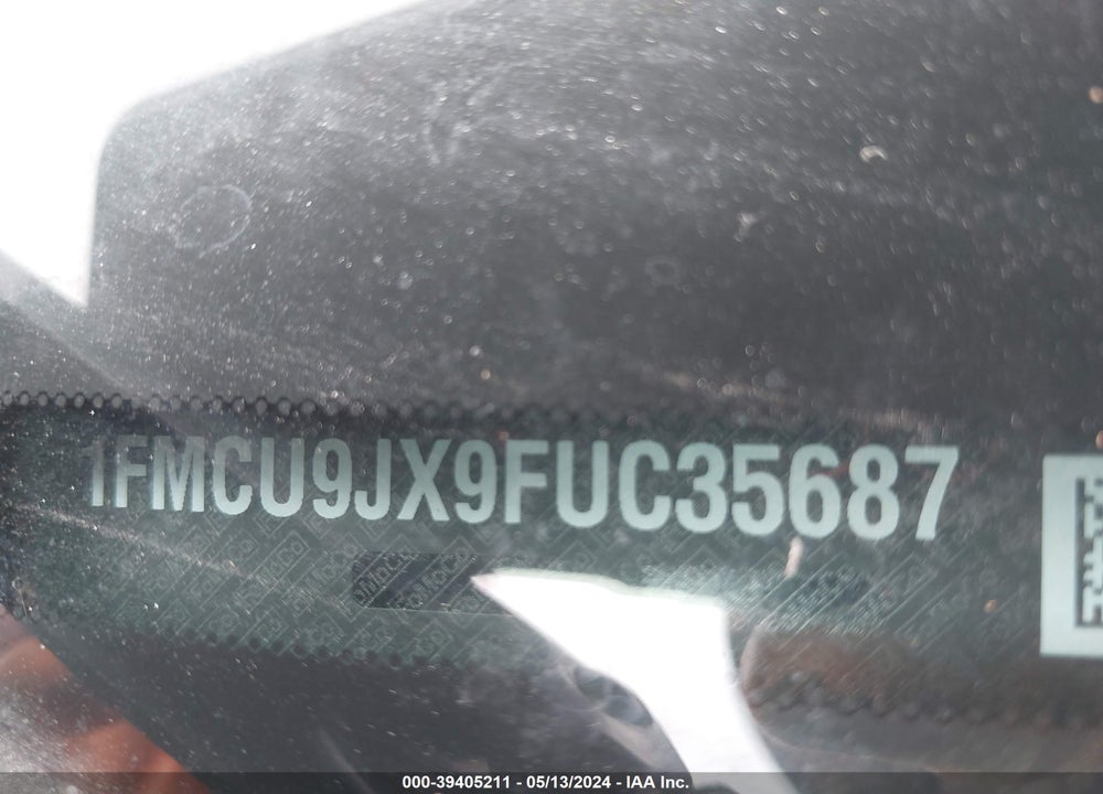 2015 FORD ESCAPE TITANIUM VIN: 1FMCU9JX9FUC35687