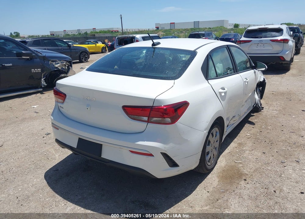2022 KIA RIO LX VIN: 3KPA24AD1NE438371