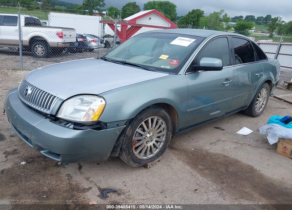 2006 MERCURY MONTEGO PREMIER VIN: 1MEFM42116G604859