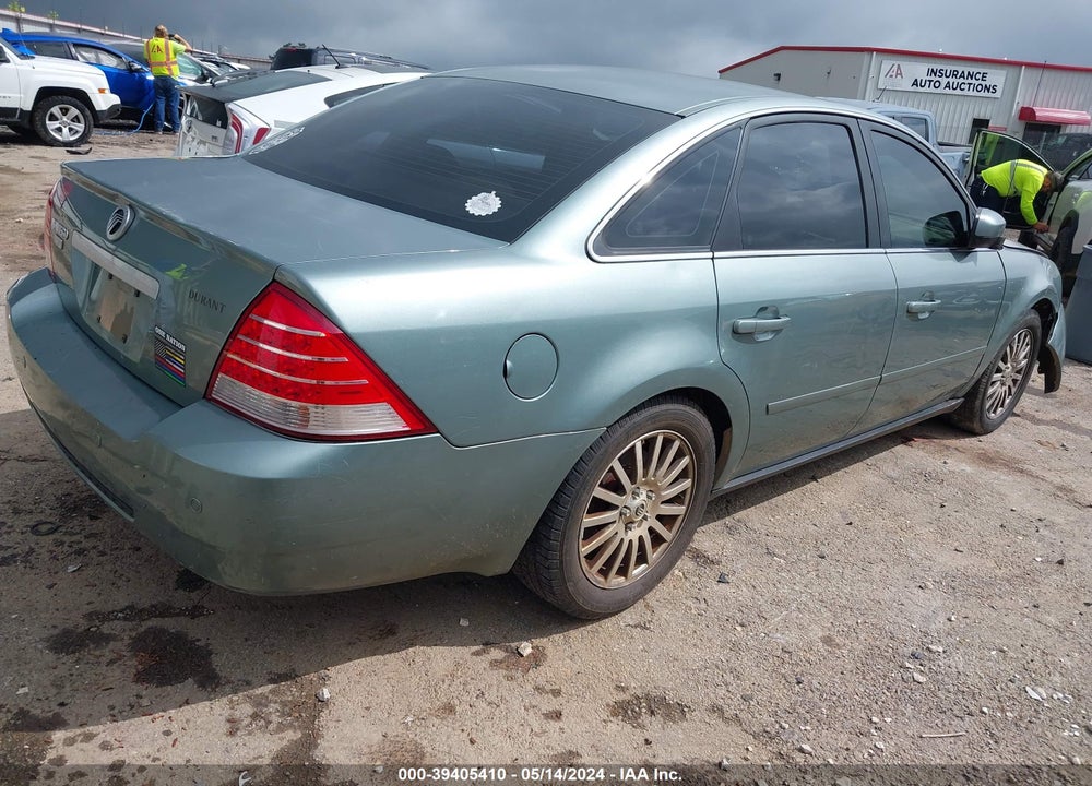 2006 MERCURY MONTEGO PREMIER VIN: 1MEFM42116G604859
