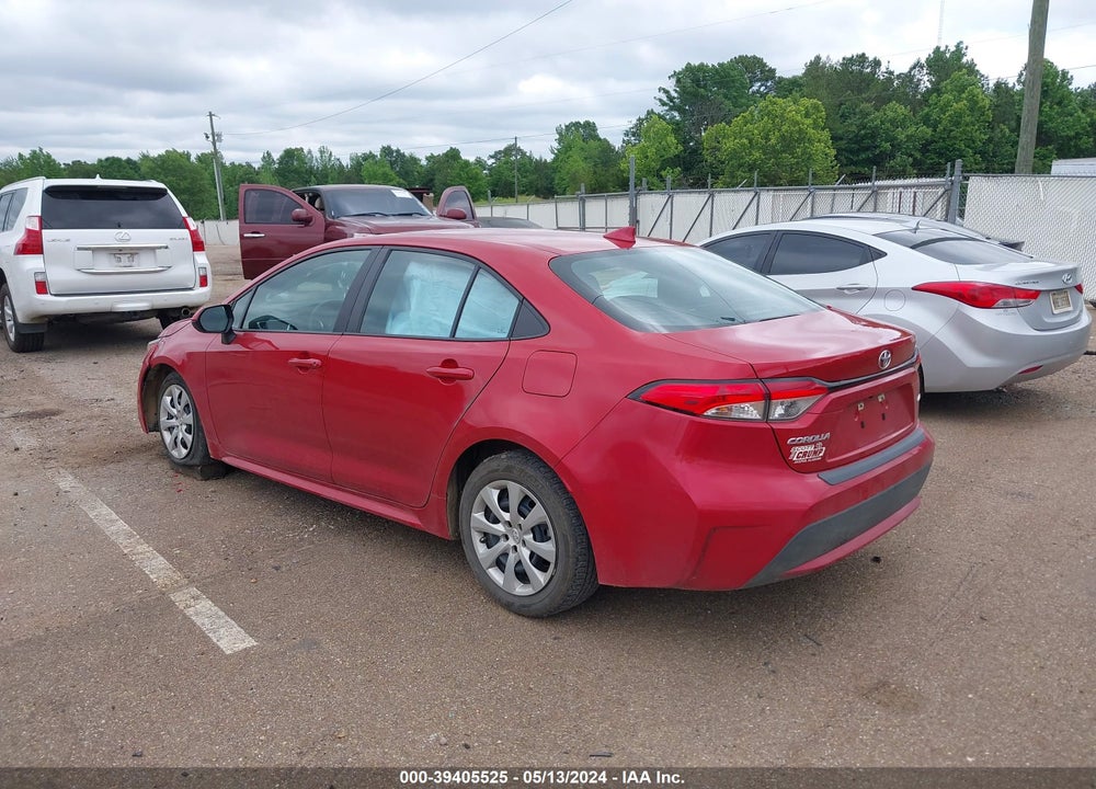 2020 TOYOTA COROLLA LE VIN: 5YFEPRAE2LP127956