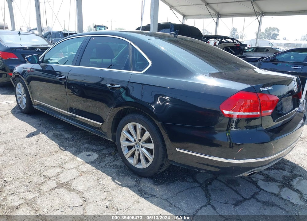 2012 VOLKSWAGEN PASSAT 2.5L SEL VIN: 1VWCP7A3XCC066808