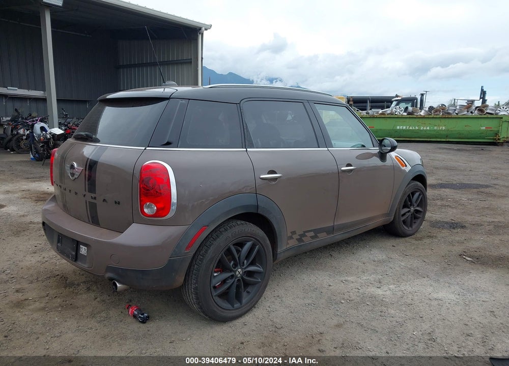 2011 MINI COOPER COUNTRYMAN VIN: WMWZB3C57BWM01391