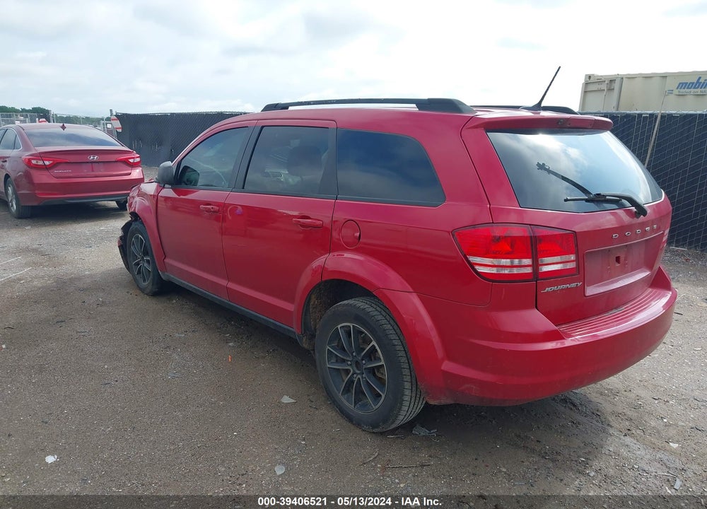 2018 DODGE JOURNEY SE VIN: 3C4PDCAB9JT385969