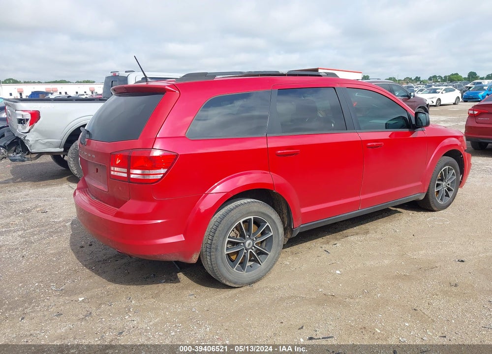 2018 DODGE JOURNEY SE VIN: 3C4PDCAB9JT385969