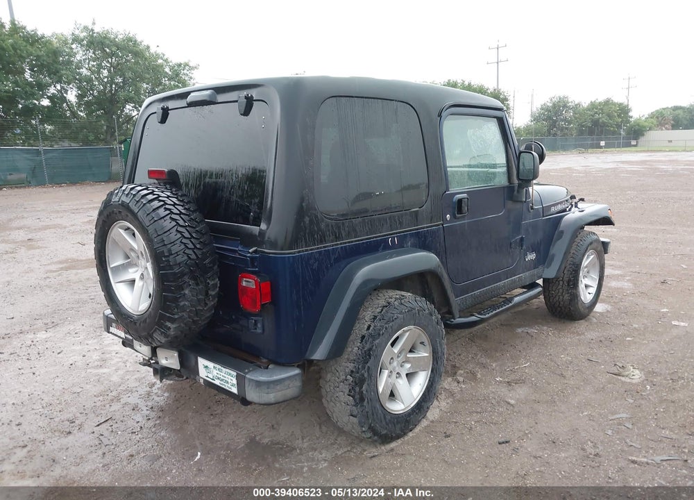 2003 JEEP WRANGLER RUBICON VIN: 1J4FA69S43P328087