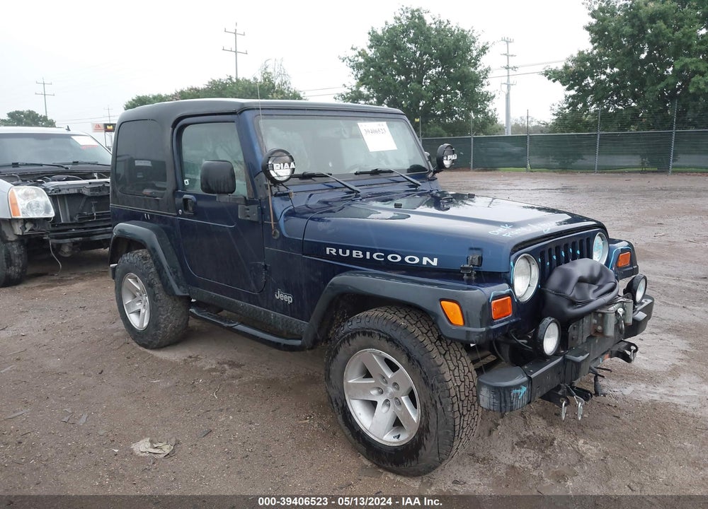 2003 JEEP WRANGLER RUBICON VIN: 1J4FA69S43P328087