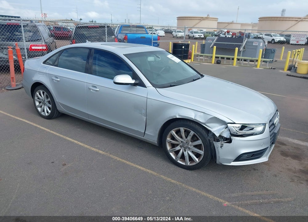 2013 AUDI A4 2.0T PREMIUM VIN: WAUEFAFL2DN020736