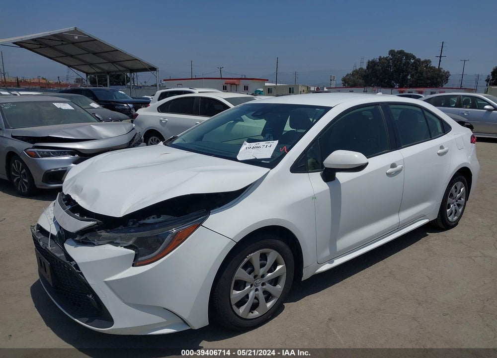 2021 TOYOTA COROLLA LE VIN: JTDEPMAE3MJ159906