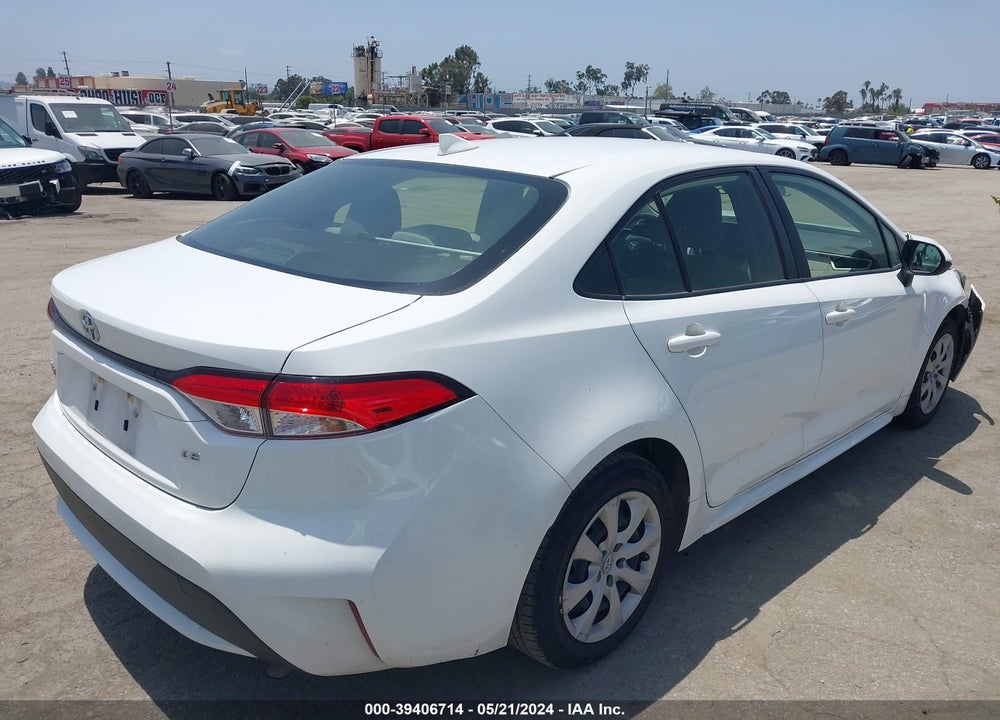 2021 TOYOTA COROLLA LE VIN: JTDEPMAE3MJ159906
