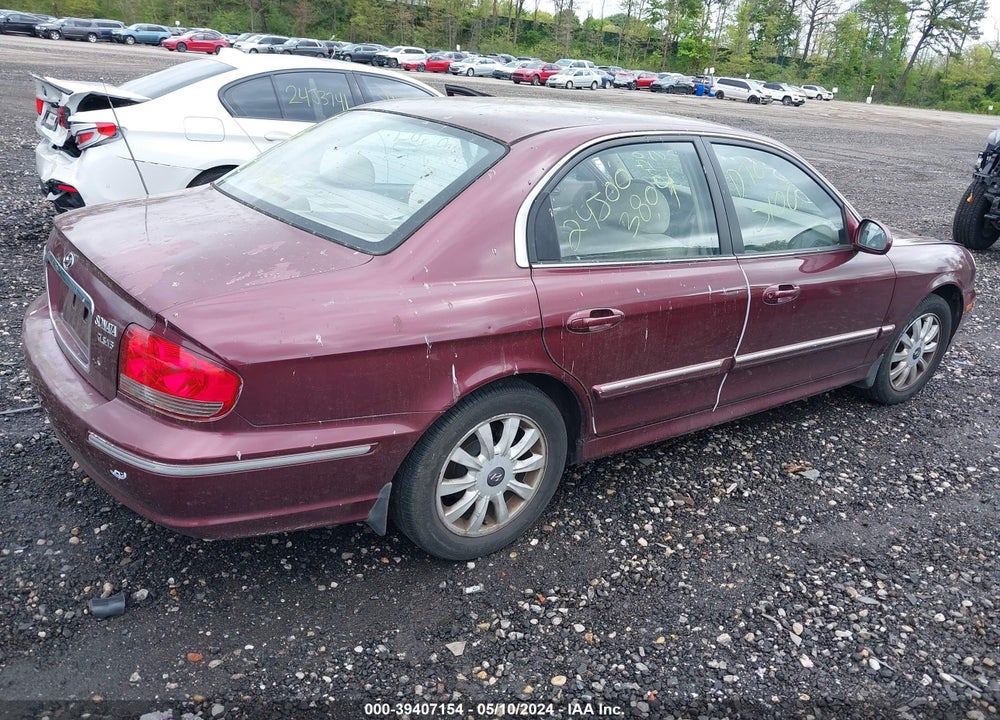 2002 HYUNDAI SONATA GLS/LX VIN: KMHWF35H42A725702