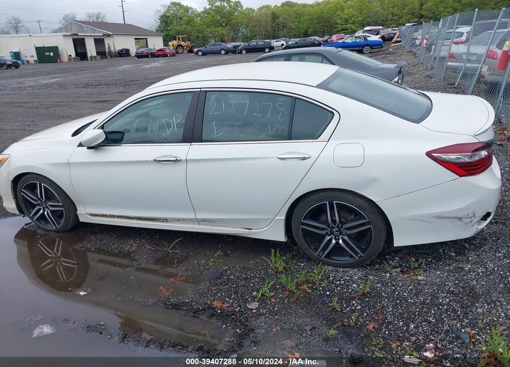 2017 HONDA ACCORD SPORT SE VIN: 1HGCR2F16HA294509