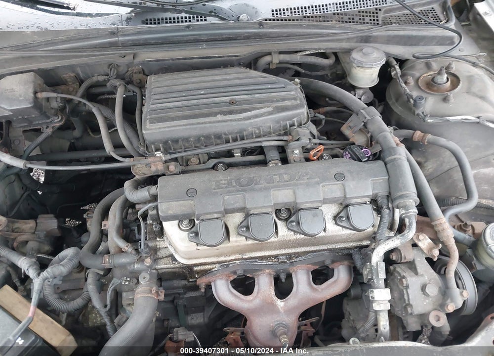 2002 HONDA CIVIC LX VIN: 2HGES16512H517848