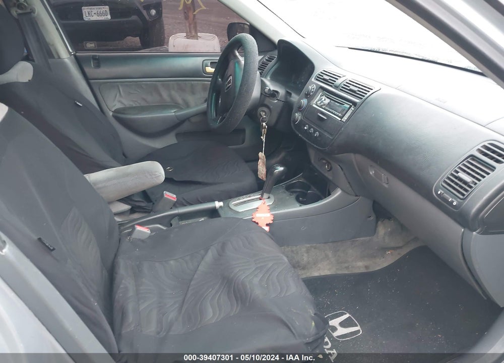 2002 HONDA CIVIC LX VIN: 2HGES16512H517848
