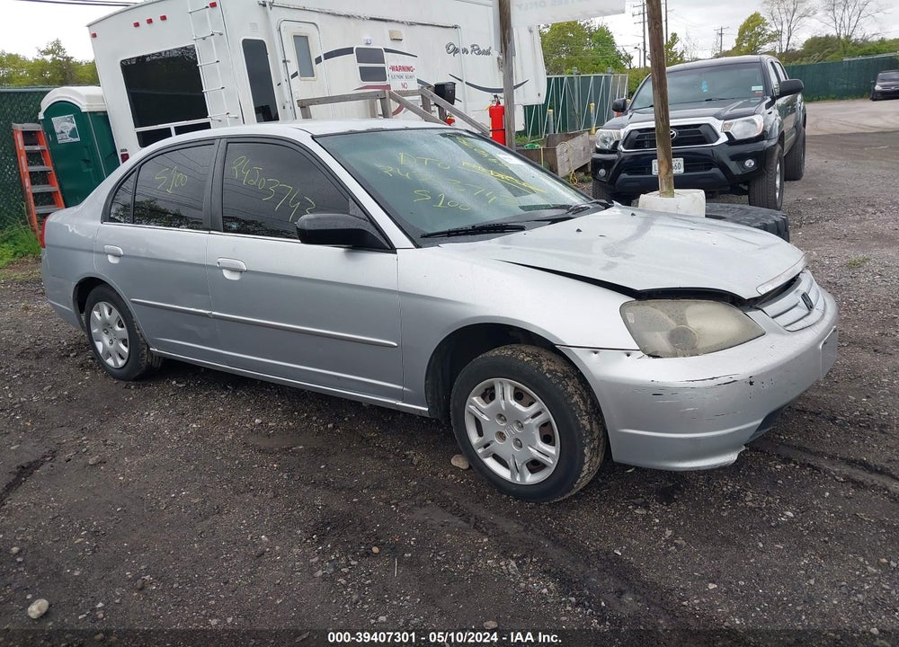 2002 HONDA CIVIC LX VIN: 2HGES16512H517848