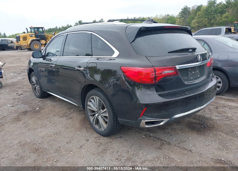 2017 ACURA MDX TECHNOLOGY PACKAGE VIN: 5FRYD4H5XHB018709