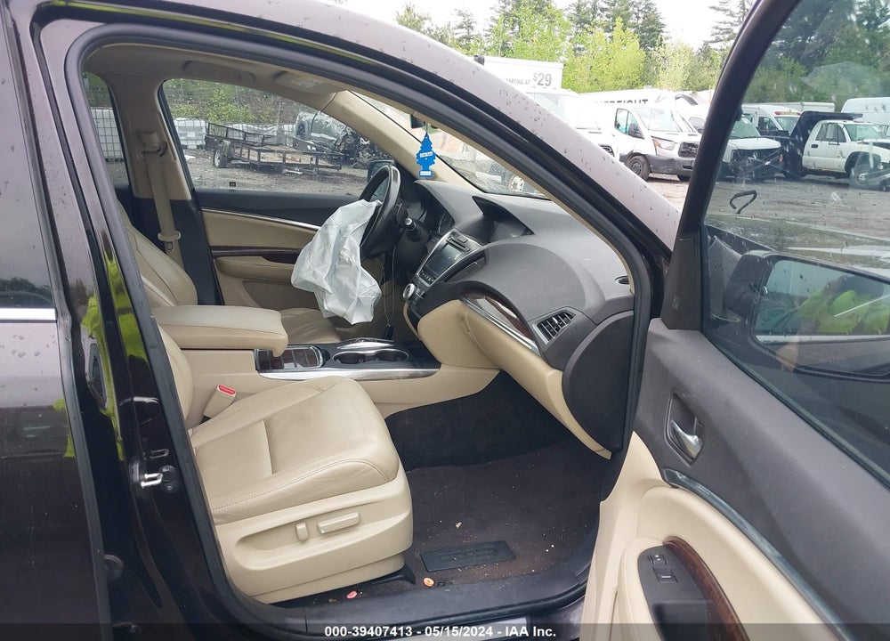 2017 ACURA MDX TECHNOLOGY PACKAGE VIN: 5FRYD4H5XHB018709