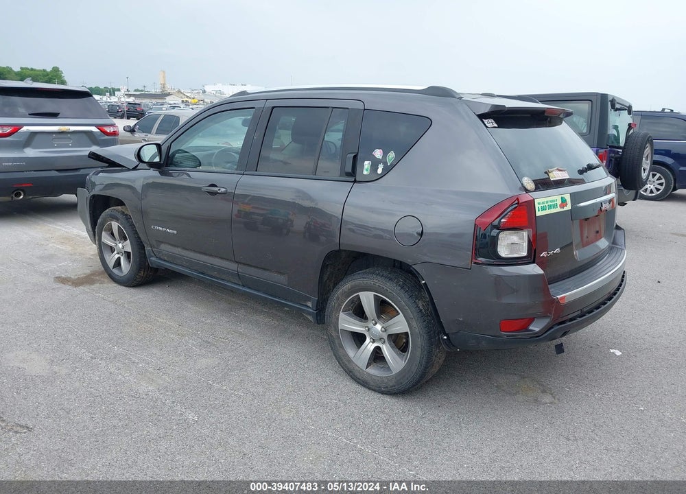 2017 JEEP COMPASS HIGH ALTITUDE 4X4 VIN: 1C4NJDEB6HD126307