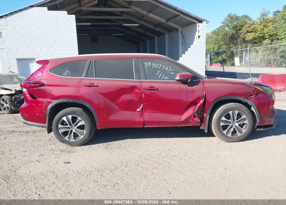 2023 TOYOTA HIGHLANDER HYBRID XLE VIN: 5TDKBRCH1PS583467