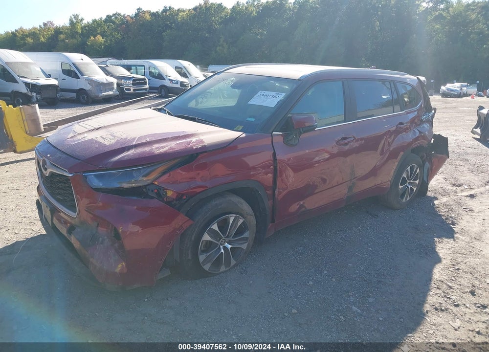 2023 TOYOTA HIGHLANDER HYBRID XLE VIN: 5TDKBRCH1PS583467