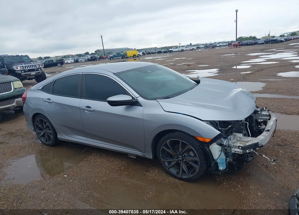 2019 HONDA CIVIC SPORT VIN: 2HGFC2F84KH542485