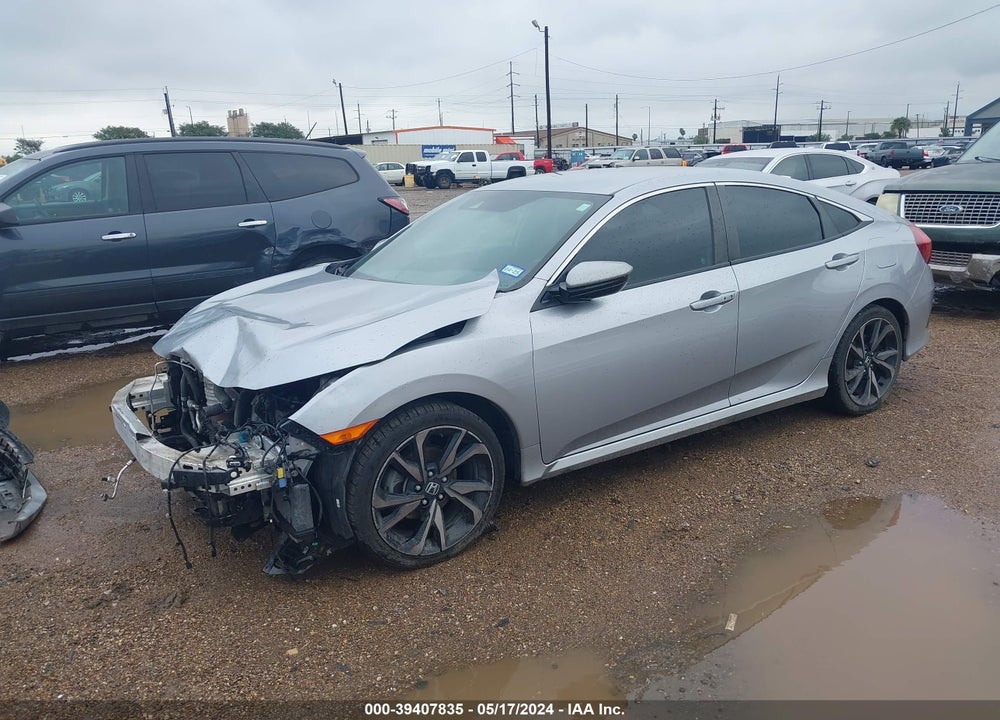 2019 HONDA CIVIC SPORT VIN: 2HGFC2F84KH542485