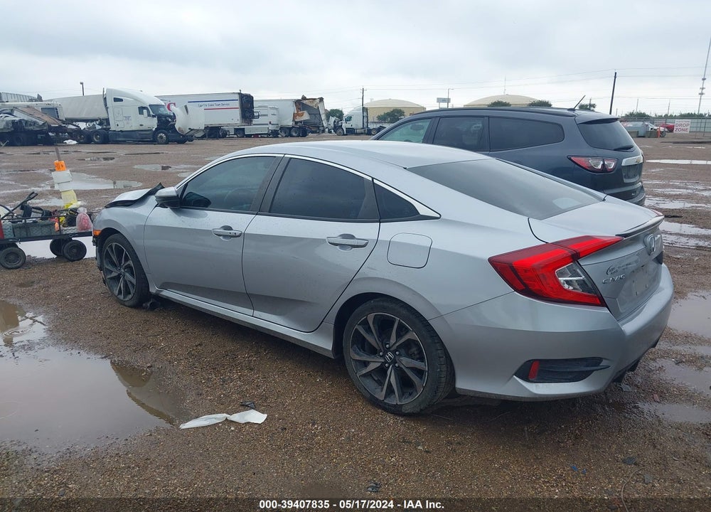 2019 HONDA CIVIC SPORT VIN: 2HGFC2F84KH542485