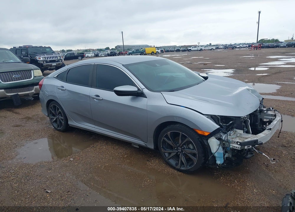 2019 HONDA CIVIC SPORT VIN: 2HGFC2F84KH542485