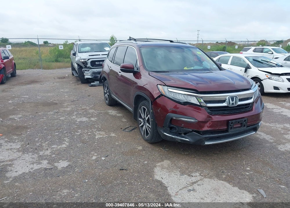 2019 HONDA PILOT TOURING VIN: 5FNYF6H95KB049822