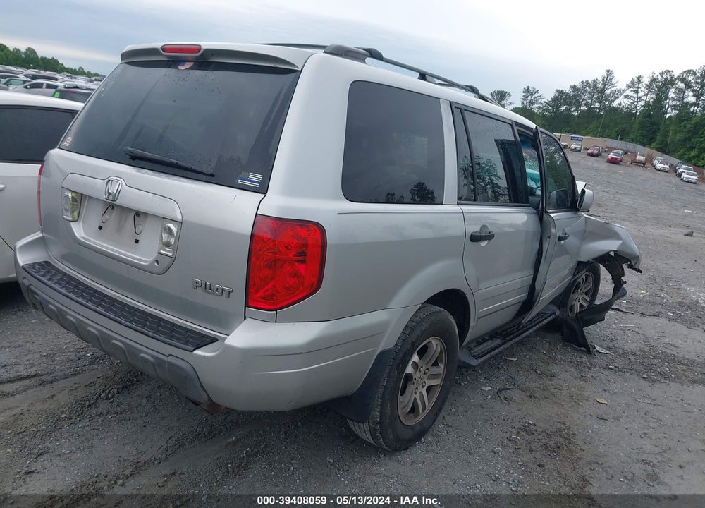 2004 HONDA PILOT EX-L VIN: 2HKYF185X4H587680