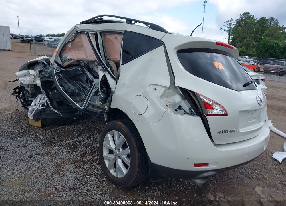 2014 NISSAN MURANO VIN: JN8AZ1MU7EW412650