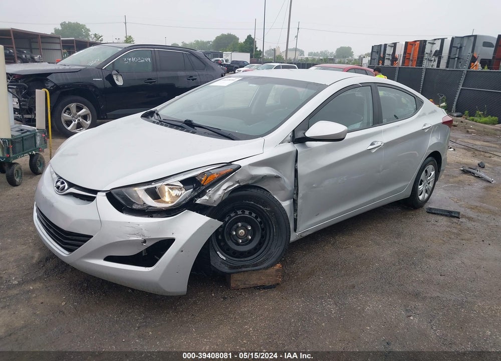 2016 HYUNDAI ELANTRA SE VIN: 5NPDH4AE8GH726259